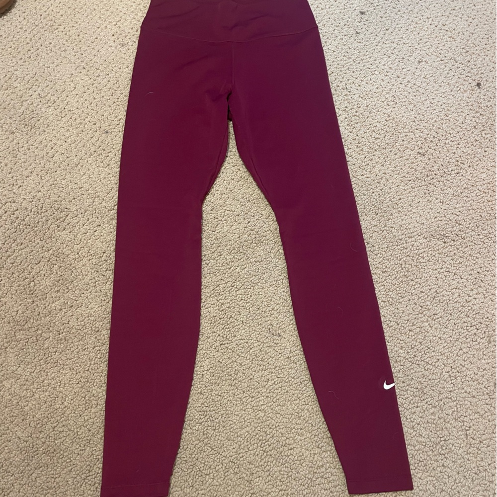 Nike Women's Burgundy Leggings